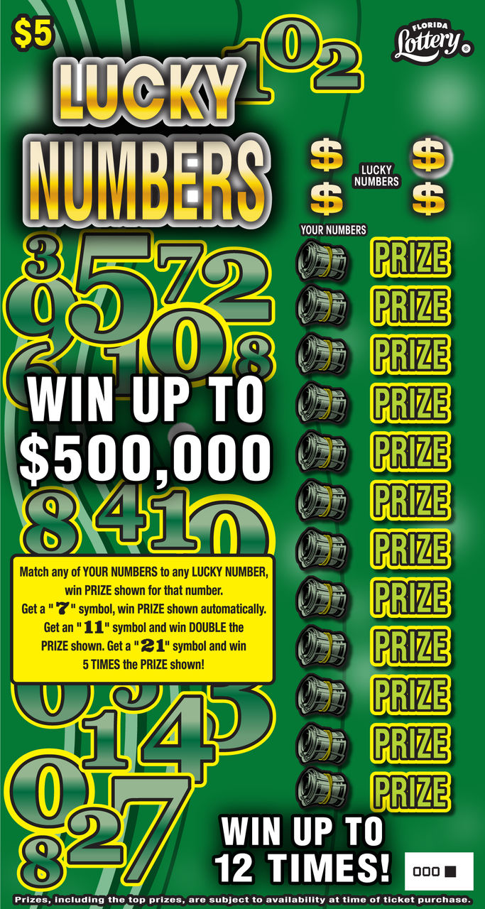 LUCKY NUMBERS: boleto de raspadito