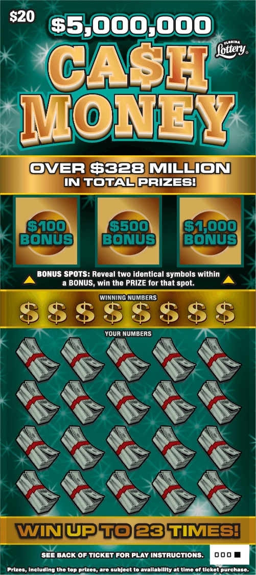 $5,000,000 CA$H MONEY: boleto de raspadito