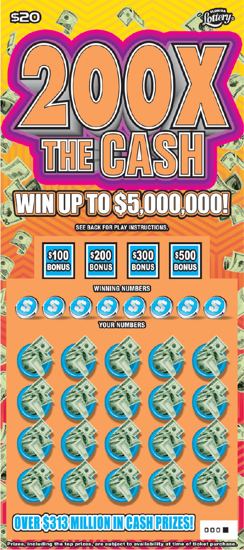 200X THE CASH: boleto de raspadito