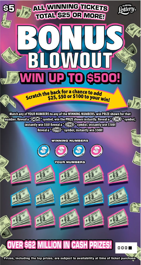 BONUS BLOWOUT: boleto de raspadito
