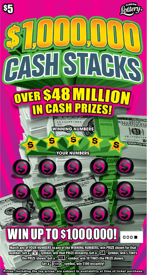 $1,000,000 CASH STACKS: boleto de raspadito