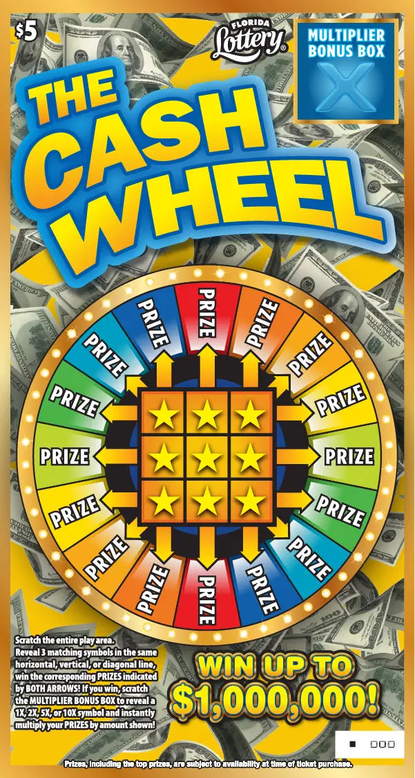 THE CASH WHEEL: boleto de raspadito